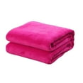 thumbnail image 2 of Cailmei 120*200Cm Throw Blanket For Couch, Fuzzy Soft Cozy Blanket – Lightweight, Soft, Plush, Warm, Cozy – Perfect For Bed, Sofa, Camping, Travel Hot Pink, 2 of 2