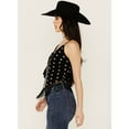 thumbnail image 2 of Idyllwind Women's Sunnett Embroidered Fringe Hanky Hem Tank - IWSU24W44-BLK Medium  US, 2 of 4