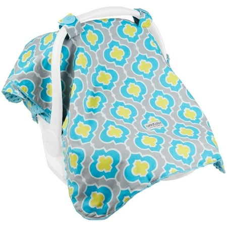Carseat Canopy Baby Car seat Cover Blanket with Minky interior