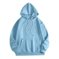 thumbnail image 5 of POROPL Womens Hoodies,Oversized Pullover Hoodie Casual Long Sleeve Fleece Top with Pockets, 5 of 6
