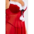 thumbnail image 4 of Just Sexy Lingerie, Women's Sexy Holiday Inspired Babydoll Set in Red, Extra Large, 4 of 8
