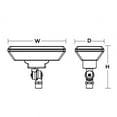 thumbnail image 2 of AFX - Led Flood 1- Light Outdoor Wall Sconce In Contemporary-Modern-Transitional, 2 of 2