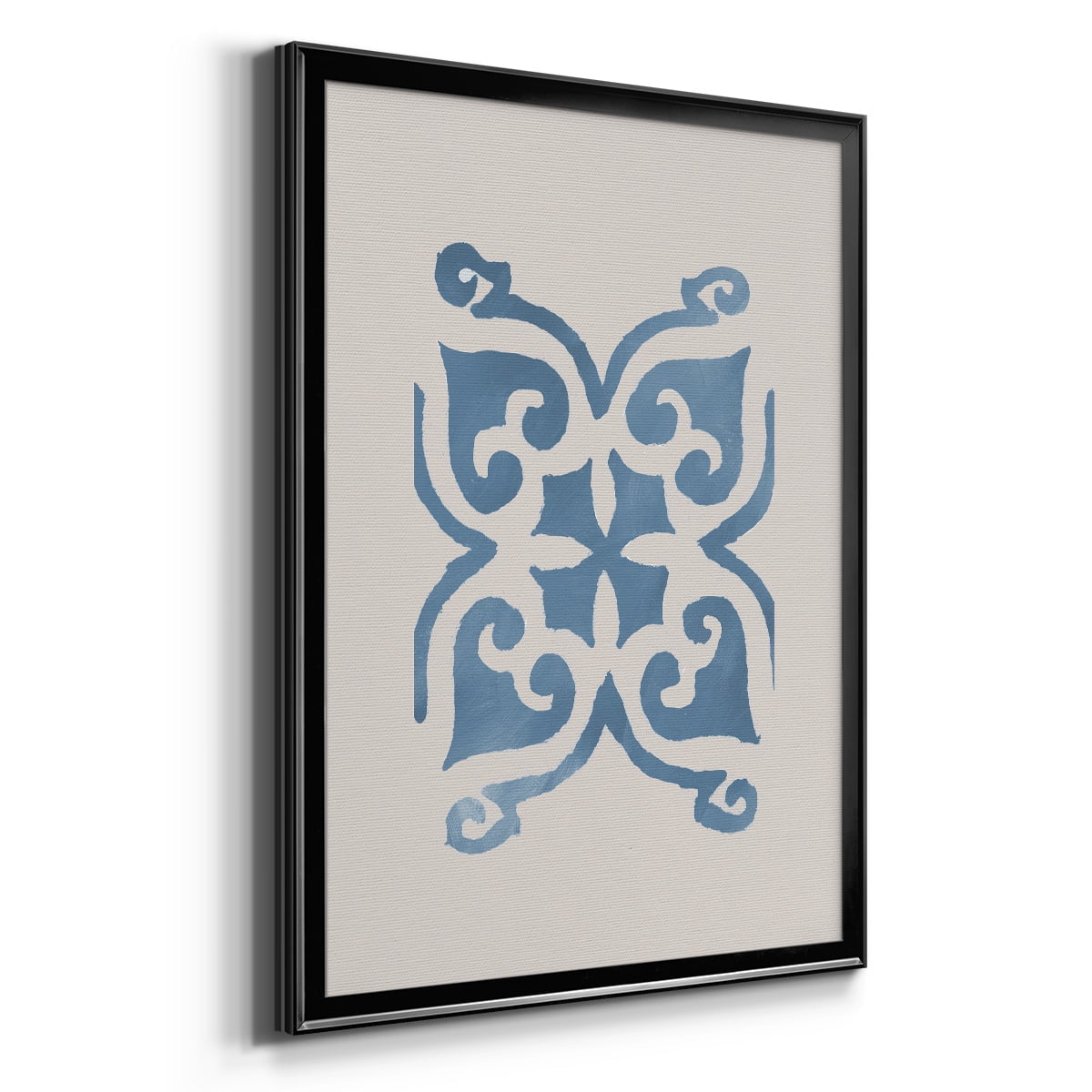 Monochrome Terra Mesa Tile II Premium Framed Print - Ready to Hang