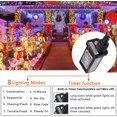 thumbnail image 3 of Christmas Lights Multicolor, 75 Ft 200 LED Christmas String Lights Connectable, 8 Modes, Timer, Waterproof Fairy Twinkle Light for Party, Garden, Patio, Home, Wedings, Holiday, Xmas Tree Decorations, 3 of 7