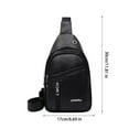 thumbnail image 3 of Qholemyo Japanese Style Sports Leisure Chest Bag Hundred Matching Crossbody Bag For Men Women Shoulder Bag, 3 of 6