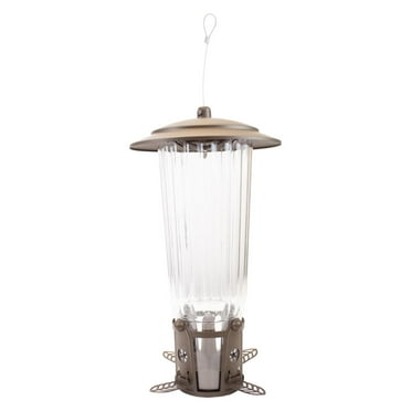 Perky-Pet Squirrel-Be-Gone Max Bird Feeder with Flexports, 4 lb Capacity
