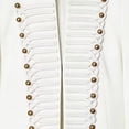 thumbnail image 4 of Sheghy Coat Winter for Women Fashionable Slim-fitting Button-decorated Jacket for Women's Suit White M, 4 of 4