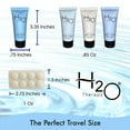 thumbnail image 4 of Hotel Size Toiletries Set | H2O Therapy All-In-Kit Amenities For Hotels, Airbnb & Rentals | .85 oz Hotel Shampoo & Conditioner, Body Wash, Body Lotion & 1 oz Bar Soap | 75 Piece Travel Kit, 4 of 7