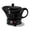 Black, variant on Prime Cuisine 17oz Electric Gravy Boat Warmer, Ceramic Gravy Boat with Detachable Cord and Lid