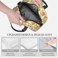 thumbnail image 3 of Uemuo Rose Daisy Printed Lunch Bag Lunch Box Reusable Insulated Lunch Tote Bag, Leakproof Thermal Cooler Sack Food Handbags Case High Capacity, 3 of 5