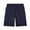 Dark Blue, variant on Ovbmpzd Boys Shorts Black Pleated Uniform Blazer Roll Cuff Solid Shorts Pants for Infant Girls 2-3 Years