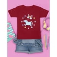 thumbnail image 3 of Clock Hours W Unicorn T-Shirt Juniors -Image by Shutterstock,  Medium, 3 of 4