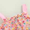 thumbnail image 4 of Robe d'Été Sans Manches à Pois pour Filles Taille 0-4T, 4 of 7
