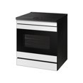 thumbnail image 2 of Samsung NSI6DB990012 6.3 Cu. Ft. Bespoke White Glass Slide-In Induction Range, 2 of 4
