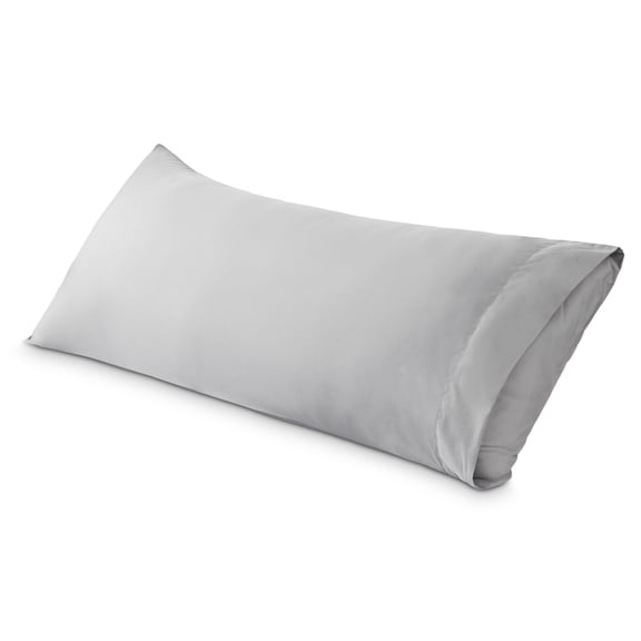 Bare Home Body Pillowcase - Envelope Closure - Ultra Soft - Double Brushed - Cloud Gray