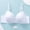 White, variant on HOMBOM Plus Size Bras for Women Unlined Push-Up Bralette Soft Brassiere Wireless Breathable Beige Spaghetti Straps Bras 38D
