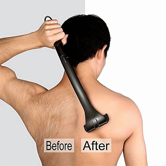 Back Shaver for Men Foldable Trimmer Adjustable Long Handle Removal RazorsLDDLAL