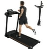 Foldable Electric Running Machine High Power 2.0HP Treadmills With LCD Display Screen For Indoor Sport
