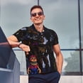 thumbnail image 3 of Lsque Five Nights At Freddy'S Pattern Golf Shirts for Men Dry Fit Print Moisture Wicking Performance Short Sleeve Polo Shirt-XX-Large, 3 of 7