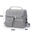 thumbnail image 5 of Lunch Bag Reusable Insulated Thermal Bag Women Men Multifunctional 8L Cooler and Warm Keeping Lunch Box Leakproof Waterproof, 5 of 5