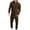 Coffee, variant on lmcalzta Mens Tracksuits 2 Piece Sweatsuit Long Sleeve Pullover Athletic Set Full Zip Running Jogging Sport Jacket and Pants