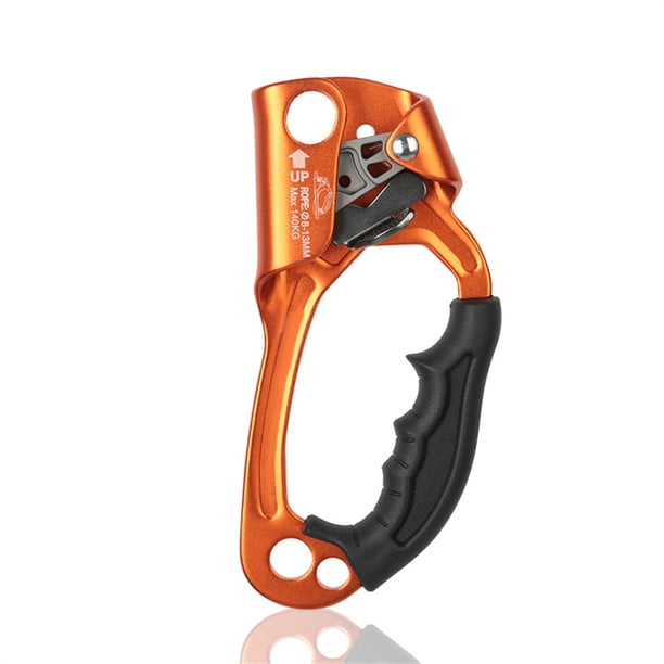 Ascensor de escalada Advancent Manual con orificios colgantes Equipo de rapel Aleación Naranja