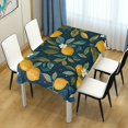 thumbnail image 4 of Yayeee Tablecloths 54" x 54" Rectangle Wrinkle Resistant Party Table Cover, Blue Lemons, 4 of 8