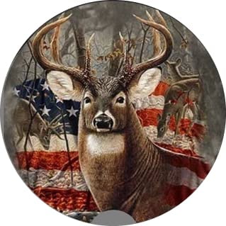 

Deer hunting with flag design Absorbent Cup Holders Car Coasters Ceramic Stone Drinks Coaster Set for Women Man 2.56 (2 Pack)