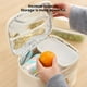 thumbnail image 5 of Bolsa de almuerzo aislada impermeable de doble capa | Gran capacidad 18x18x15cm | Aislamiento térmico, compartimentos con cremallera doble, correa ajustable | Caja Bento, Comida, Botella, Picnic, 5 of 8