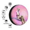 thumbnail image 4 of Birds Of Prey Harley Quinn Spare Tire Cover Waterproof Dust-Proof Universal Wheel Tire Cover Protector Accessories 14" 15" 16" 17", 4 of 7