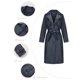 thumbnail image 5 of Chaquetas y abrigos de piel sintética sin capucha y manga larga para mujer, chaqueta de manga larga de moda informal de color liso, chaqueta de piel de manga larga con cinturón, top de PU para mujer, 5 of 9