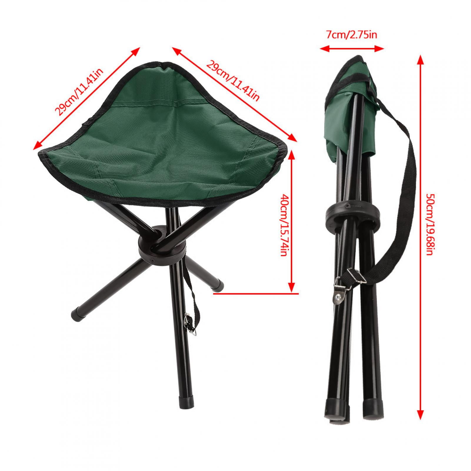 Camping Folding Stool Tripod Chair Chair Portable For Bbq Grill Party