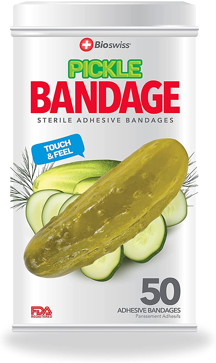 BioSwiss Kids Bandaids 50pcs Sterile Unique Shaped Bandages Colorful