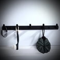 thumbnail image 4 of Colgador de pared de acero inoxidable con 4 ganchos, bolsa para abrigo, toallero, organizador para baño, cocina y dormitorio, 4 of 5