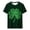 #159-Green, variant on Men's and Women Shamrock Graphic St Patrick's Day Short Sleeve Blouses Crewneck Plus Size Clover Prints Holiday Celebrating Clothes Gifts