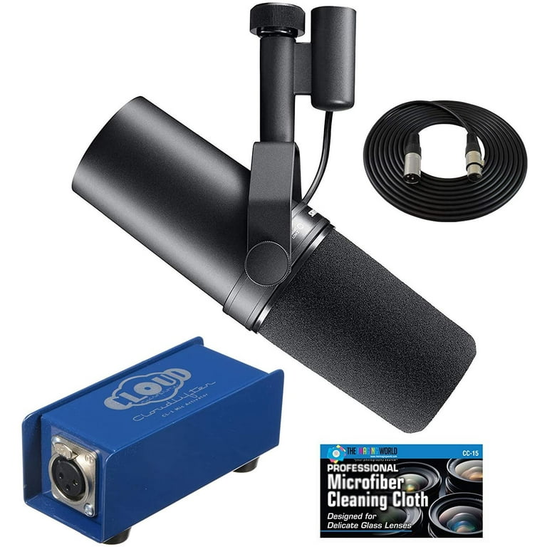 Shure SM7B Vocal Microphone with Cloud Microphones Cloudlifter CL
