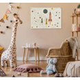 thumbnail image 2 of Suministros Para Fiestas En El Espacio Exterior, Sistema Solar De Cohetes, Pancarta Rectangular Con Temática De Planeta, Cartel De Pared, Decoración De Regalo Para Bebés, Niñas, Niños, Guardería, Enci, 2 of 5