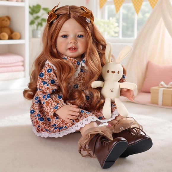 Muñeca Reborn Bebé Niña BABESIDE 51 cm con Cara Pecosa