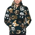 thumbnail image 4 of Bingfone Dogs Men'S Drawstring Hoodie Long Sleeve Pocket Sweatshirts-3x-Large, 4 of 9