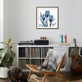 thumbnail image 4 of Art.com Indigo Tulips Art Print by Albert Koetsier, Brown Frame Wall Art, 29" x 29", 4 of 5
