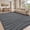 Dark Grey, variant on Buganda Modern Area Rug, Soft Non-Slip Rug for Living Room Bedroom, Machine Washable, 5'x8', Light Grey