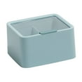 thumbnail image 2 of Makeup Storage Box with Lid | Dustproof Double Compartment Organizer for Lipstick, Makeup Remover Swabs & Tools | 1-Piece Desktop Organizer, 2 of 5