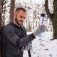 thumbnail image 4 of Botella de agua deportiva de acero inoxidable con aislamiento | Termo de gran capacidad | Tapa hermética con cordón | Hervidor resistente para montañismo al aire libre | Bebidas frías y calientes, 4 of 5
