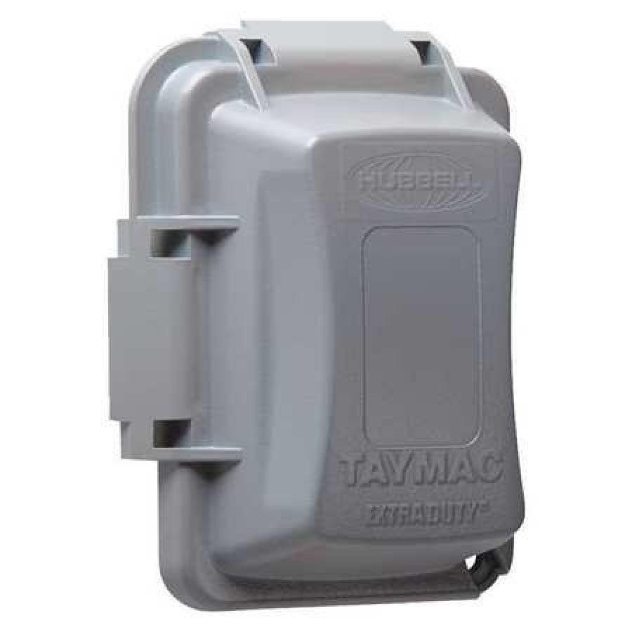 Clear TayMac MM420C Single Gang Non-Metallic Weatherproof In-Use Cover 1