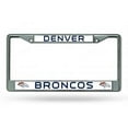thumbnail image 2 of Denver Broncos Chrome License Plate Frame, 2 of 2