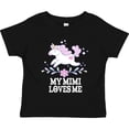 thumbnail image 3 of Inktastic My Mimi Loves Me Unicorn Girls Toddler T-Shirt, 3 of 5
