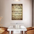 thumbnail image 3 of Elephant Stock Kitchen Inspiration Wall Art - Vertical Canvas Wall Art - Dining Room Wall Decor - Inspirational And Typography Canvas - Black And Red Decor - 30" x 45", 3 of 8