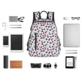 thumbnail image 6 of Balery Flowers and Lady Bugs Lightweight Backpack for Men and Women - Durable and Water-Resistant, Ideal for School, Work, Travel, and Everyday Use, 6 of 9