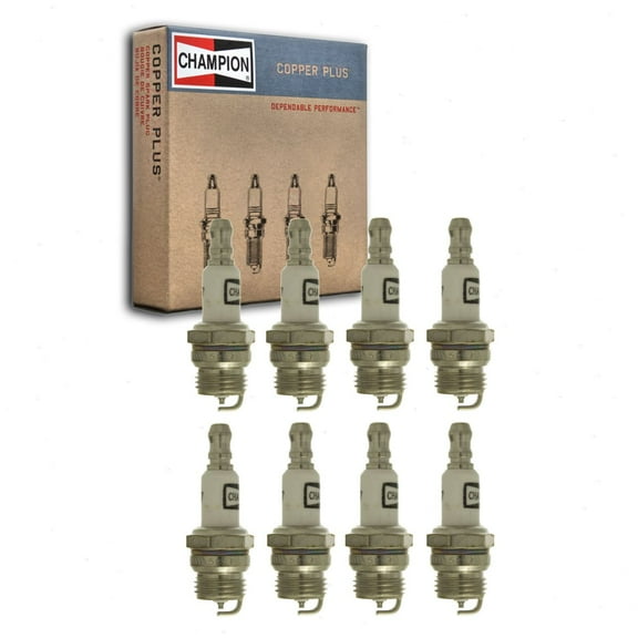 8 pc Champion 847 Copper Plus Spark Plugs for 14F7N 7540 77-304-1 7815 BM6F BM6FY CS44TA CS45T DJ8J HS8E N6C N6RC T20MU WA20MU Ignition Wire Secondary