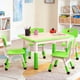 thumbnail image 3 of QinaQin Juego infantil de mesa y 4 sillas de 80 x 60 cm, ideal para aprendizaje, juegos, manualidades y actividades en casa o salón de clases, 3 of 8